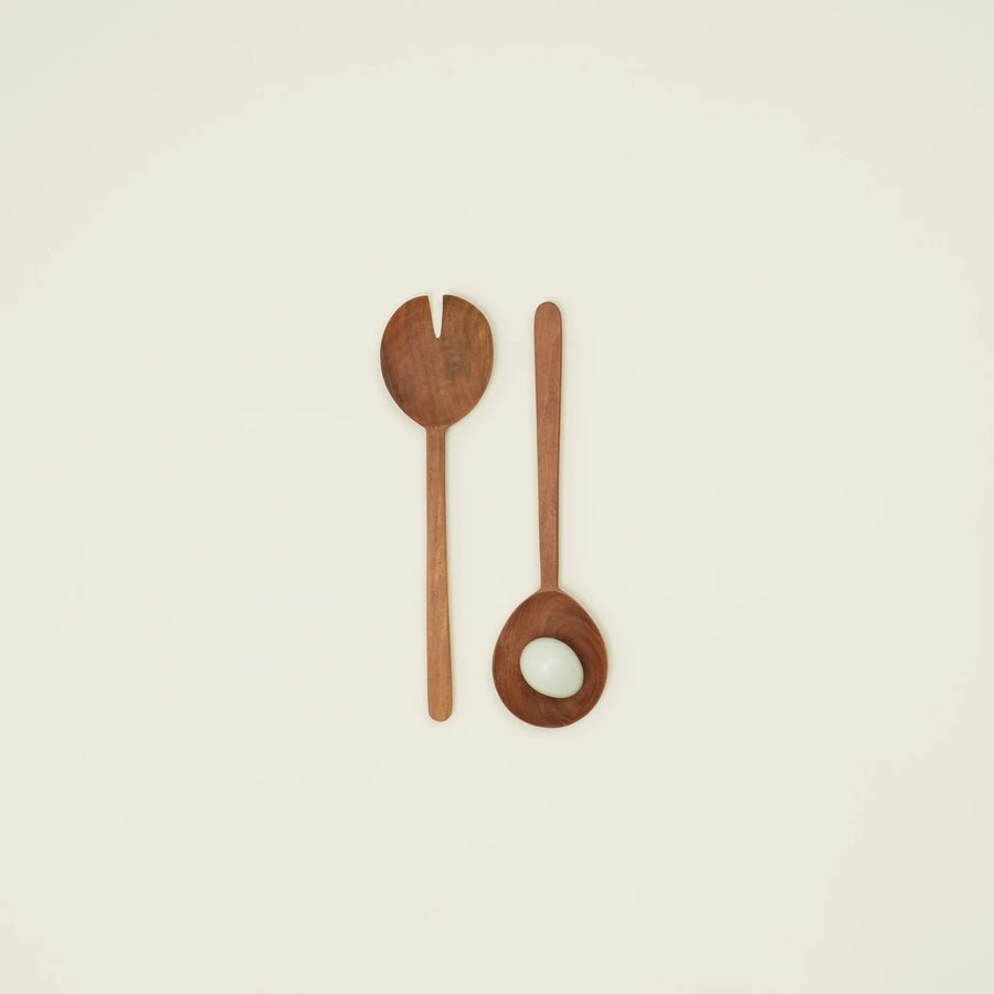 Organic Walnut Serving Set